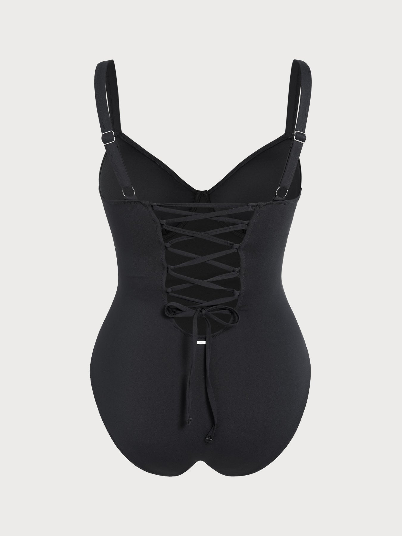 Women Knitted Nylon blended One Pieces Swimwear Sustainable Plus Size One-Pieces - BERLOOK