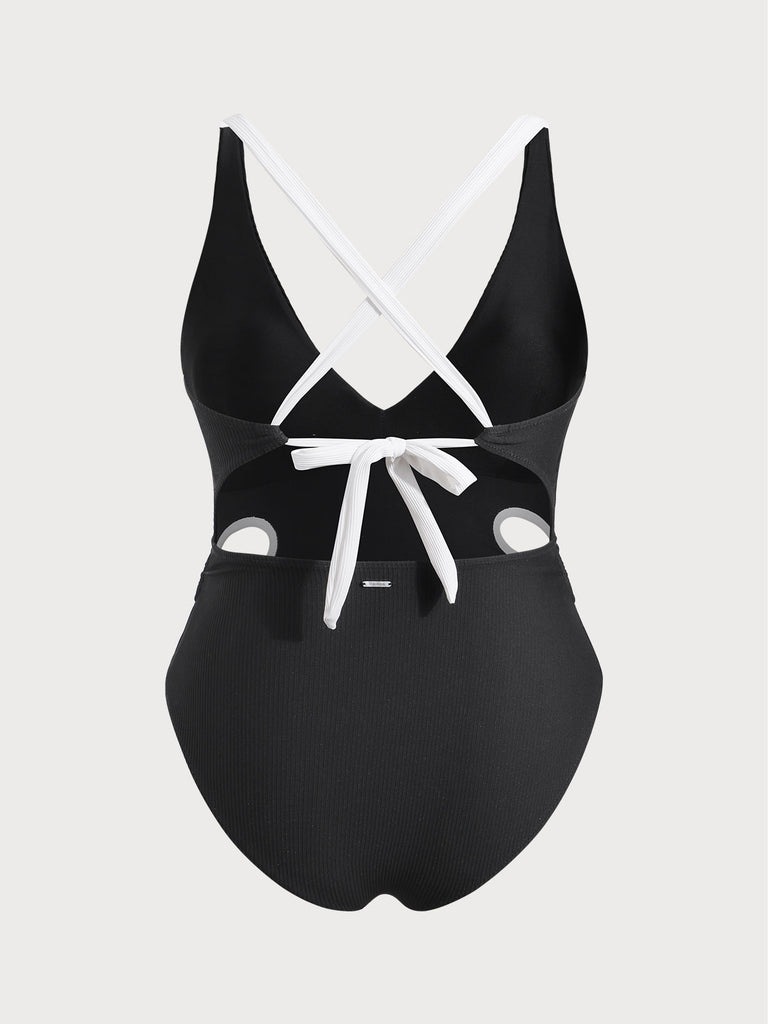Women Knitted Nylon blended One Pieces Swimwear Sustainable Plus Size One-Pieces - BERLOOK