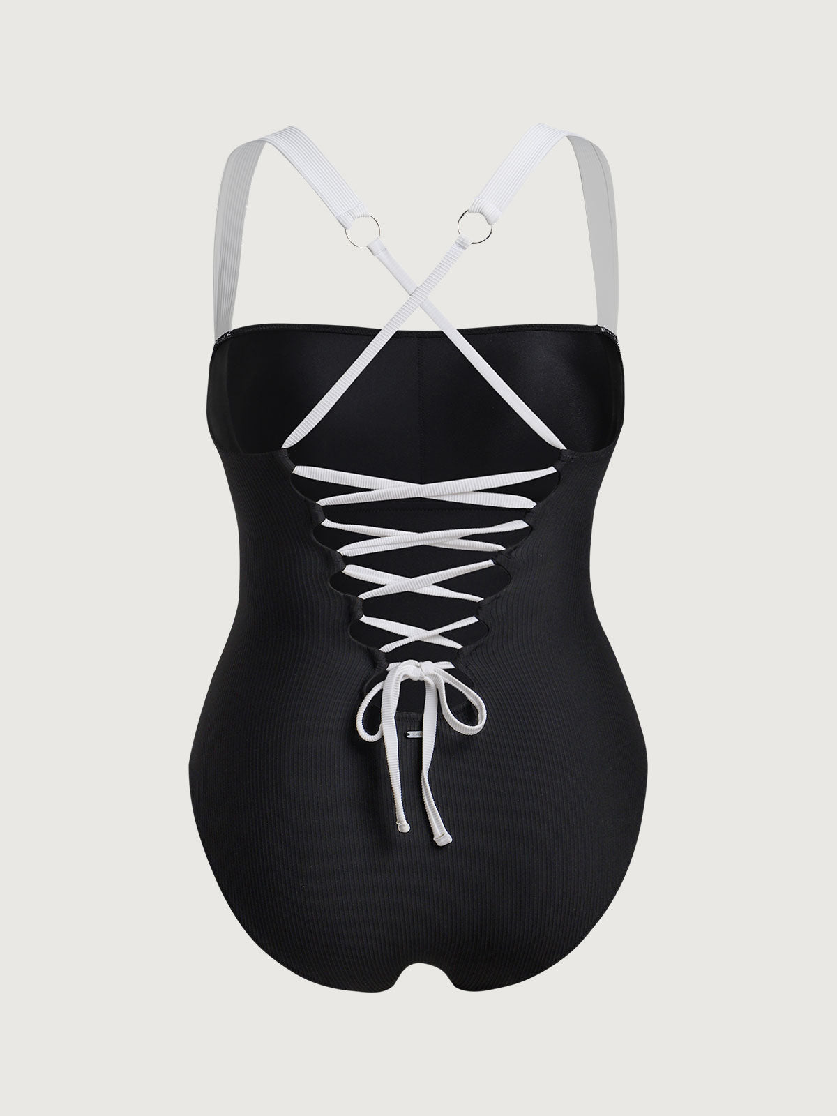 Women Knitted Nylon blended One Pieces Swimwear Sustainable Plus Size One-Pieces - BERLOOK