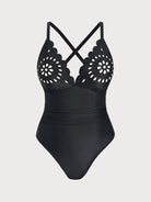 Women Knitted Nylon blended One Pieces Swimwear Sustainable Plus Size One-Pieces - BERLOOK
