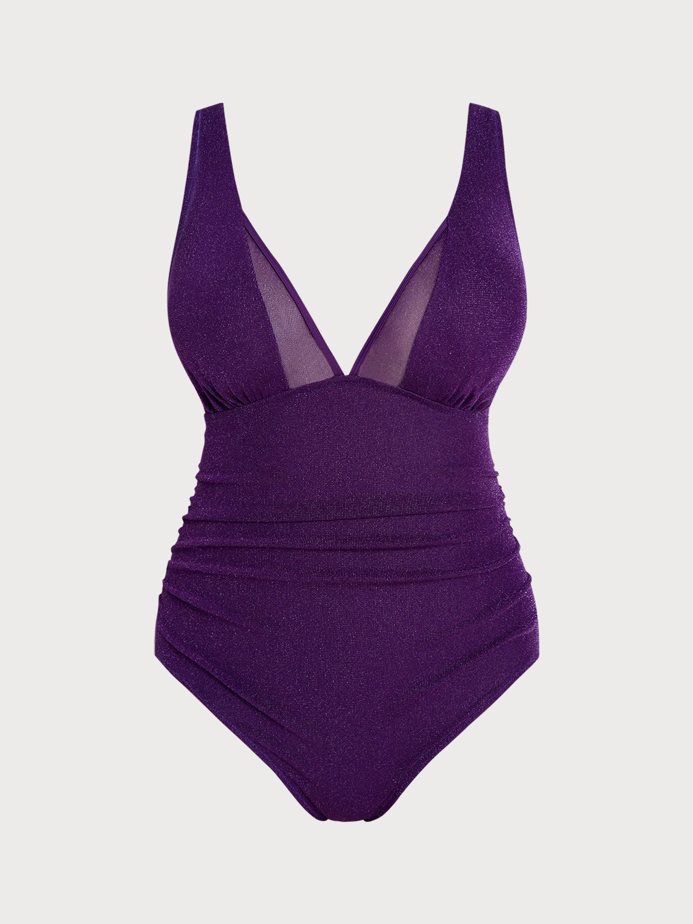 Women Knitted Nylon blended One Pieces Swimwear Sustainable Plus Size One-Pieces - BERLOOK