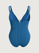 Women Knitted Nylon blended One Pieces Swimwear Sustainable Plus Size One-Pieces - BERLOOK