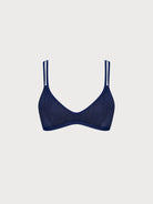 Women Knitted Nylon blended Surfing tops Blue Sustainable Surfing Clothes - BERLOOK