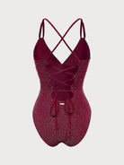 Women Knitted Nylon blended Swimwear Sustainable One-Pieces - BERLOOK
