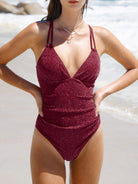 Women Knitted Nylon blended Swimwear Sustainable One-Pieces - BERLOOK
