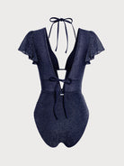 Women Knitted Nylon blended Swimwear Sustainable One-Pieces - BERLOOK