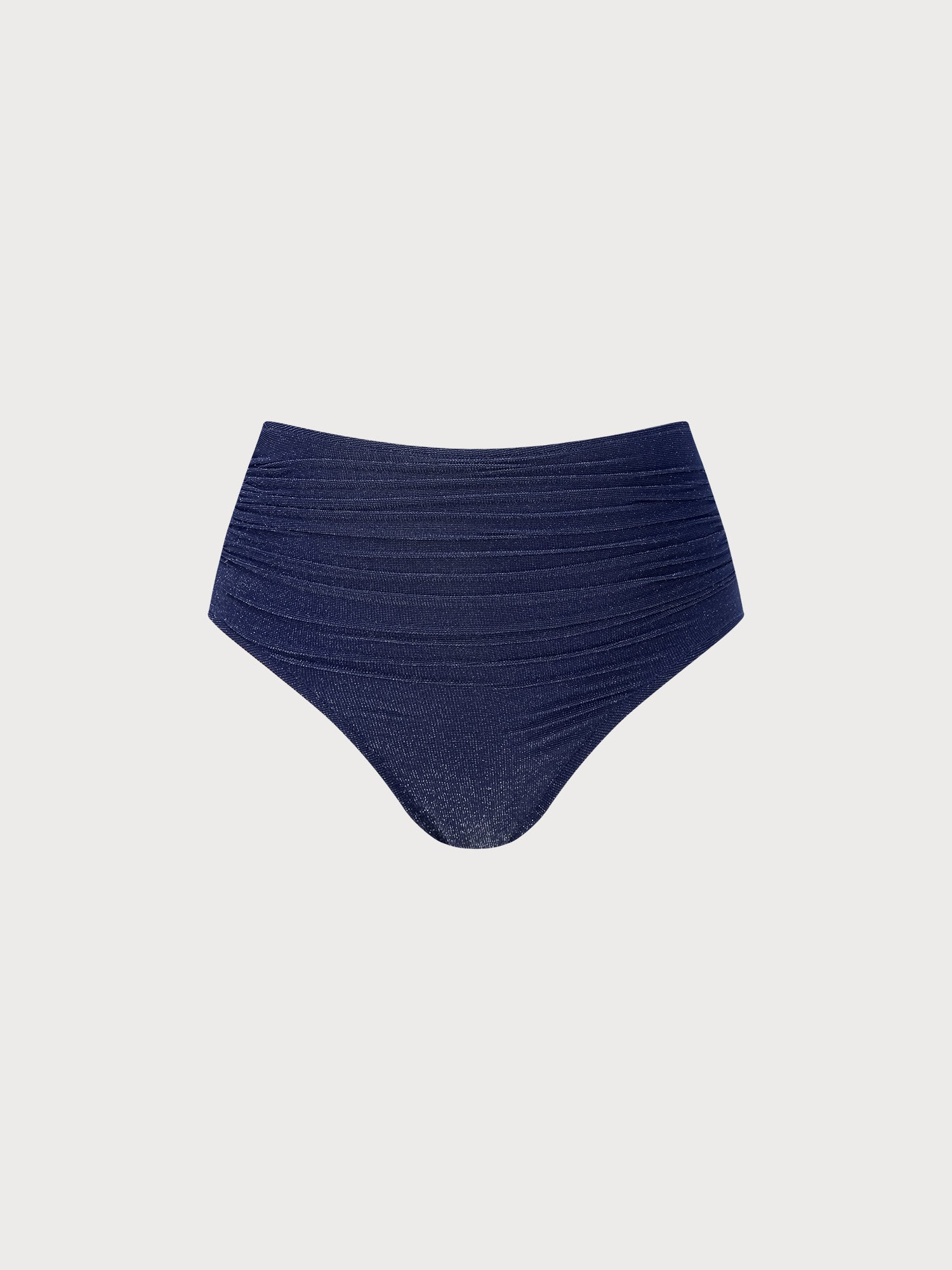 Women Knitted Nylon blended Tankini Bottoms Navy Sustainable - BERLOOK
