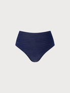 Women Knitted Nylon blended Tankini Bottoms Navy Sustainable - BERLOOK