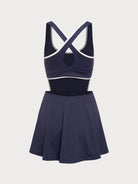Women Knitted Nylon blended Yoga Dresses Sustainable Yoga Dresses&Yoga Jumpsuit - BERLOOK