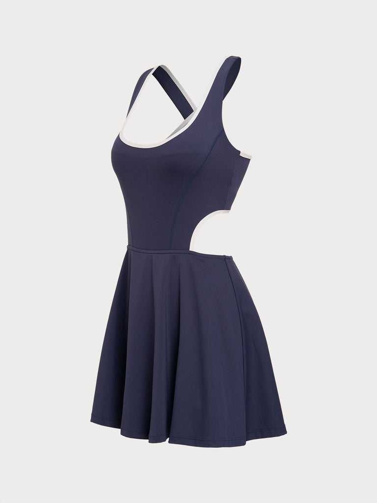 Women Knitted Nylon blended Yoga Dresses Sustainable Yoga Dresses&Yoga Jumpsuit - BERLOOK
