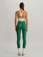 Women Knitted Nylon blended Yoga Leggings Sustainable Yoga Bottoms - BERLOOK