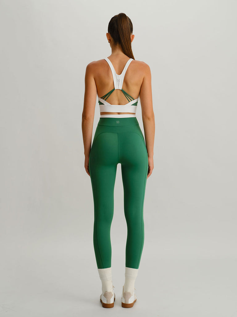 Women Knitted Nylon blended Yoga Leggings Sustainable Yoga Bottoms - BERLOOK