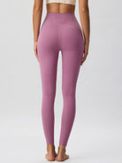 Women Knitted Nylon blended Yoga Leggings Sustainable Yoga Bottoms - BERLOOK
