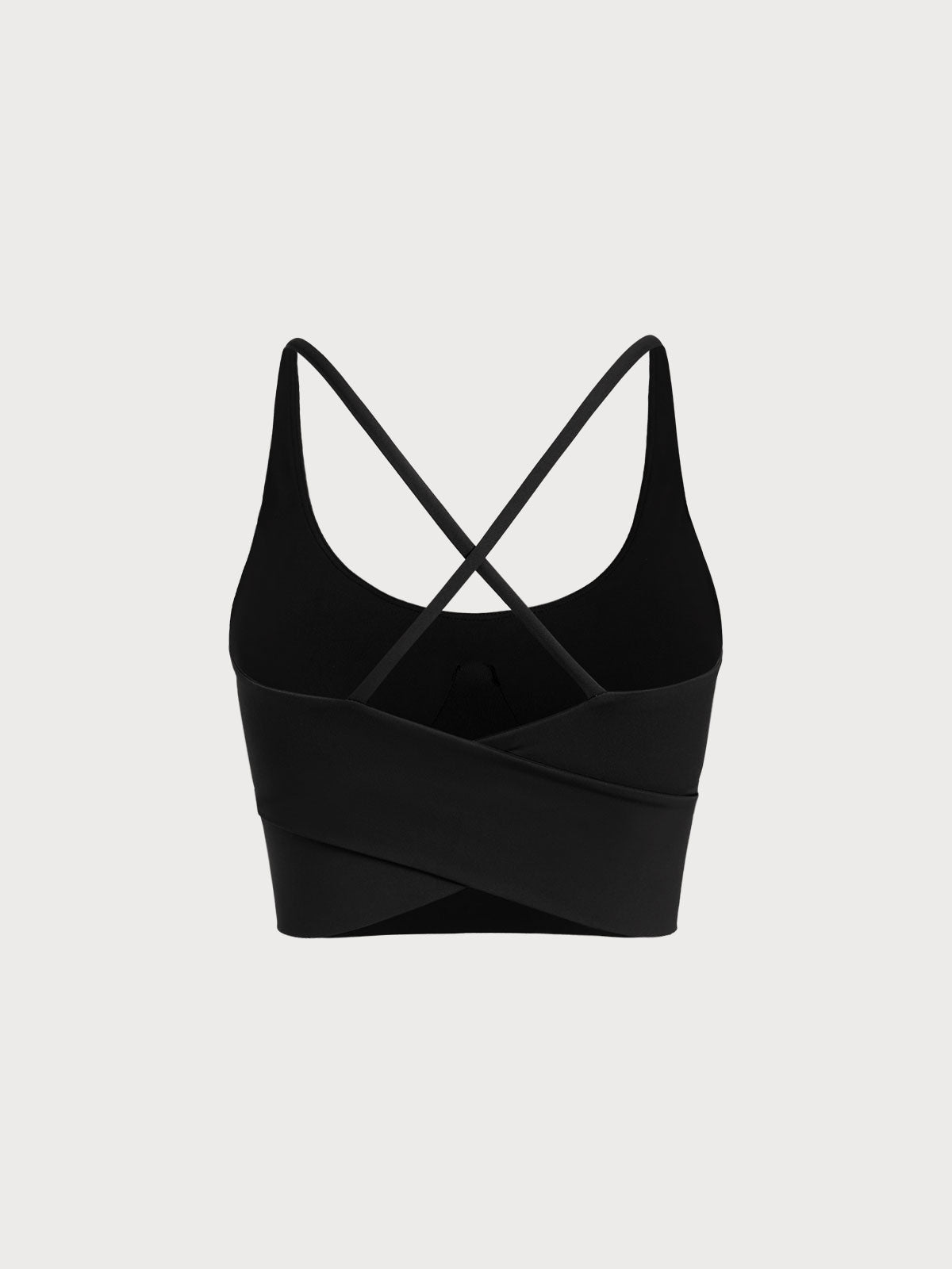 Women Knitted Nylon blended Yoga Sports Bras Sustainable Yoga Tops - BERLOOK