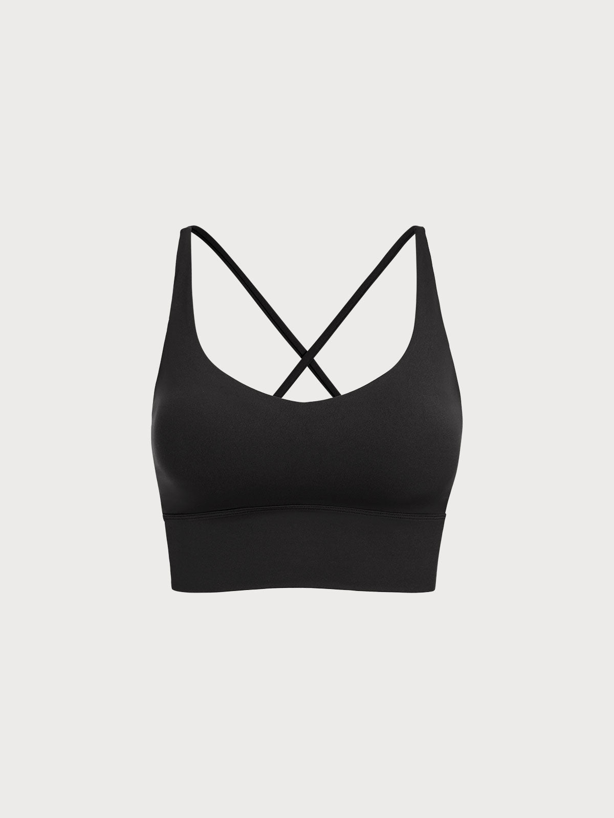 Women Knitted Nylon blended Yoga Sports Bras Sustainable Yoga Tops - BERLOOK