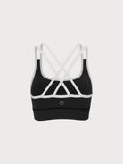 Women Knitted Nylon blended Yoga Sports Bras Sustainable Yoga Tops - BERLOOK