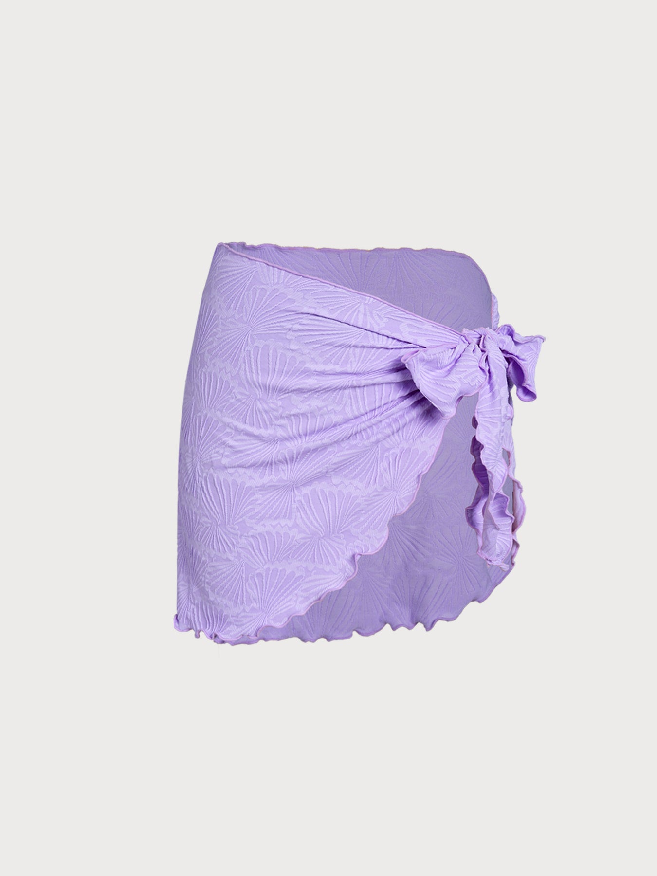 Women Knitted Nylon Cover-ups Purple Sustainable Cover-ups - BERLOOK