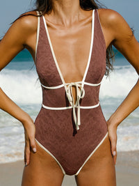 Women Knitted Nylon One Pieces Swimwear Sustainable One-Pieces - BERLOOK