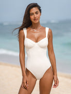 Women Knitted Nylon One Pieces Swimwear Sustainable One-Pieces - BERLOOK
