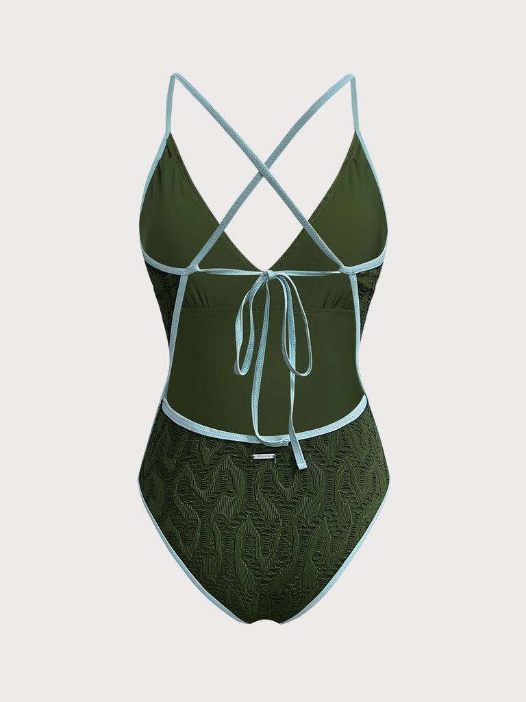 Women Knitted Nylon One Pieces Swimwear Sustainable One-Pieces - BERLOOK