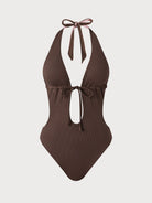 Women Knitted Nylon One Pieces Swimwear Sustainable One-Pieces - BERLOOK
