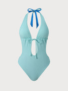 Women Knitted Nylon One Pieces Swimwear Sustainable One-Pieces - BERLOOK