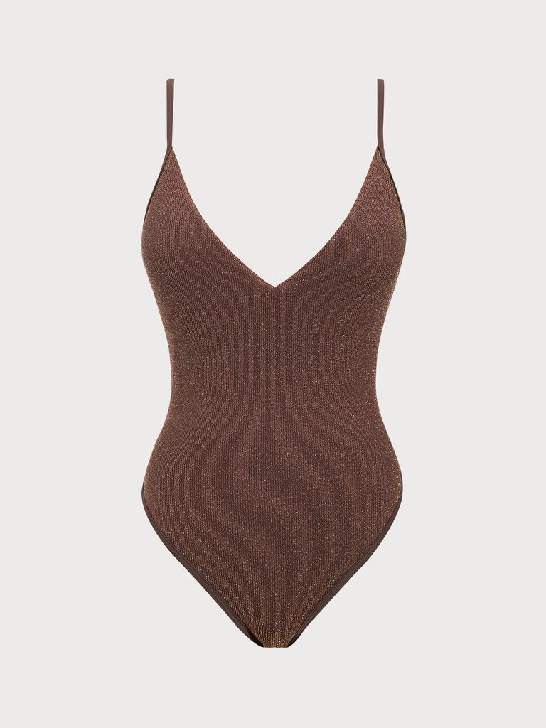 Women Knitted Nylon One Pieces Swimwear Sustainable One-Pieces - BERLOOK