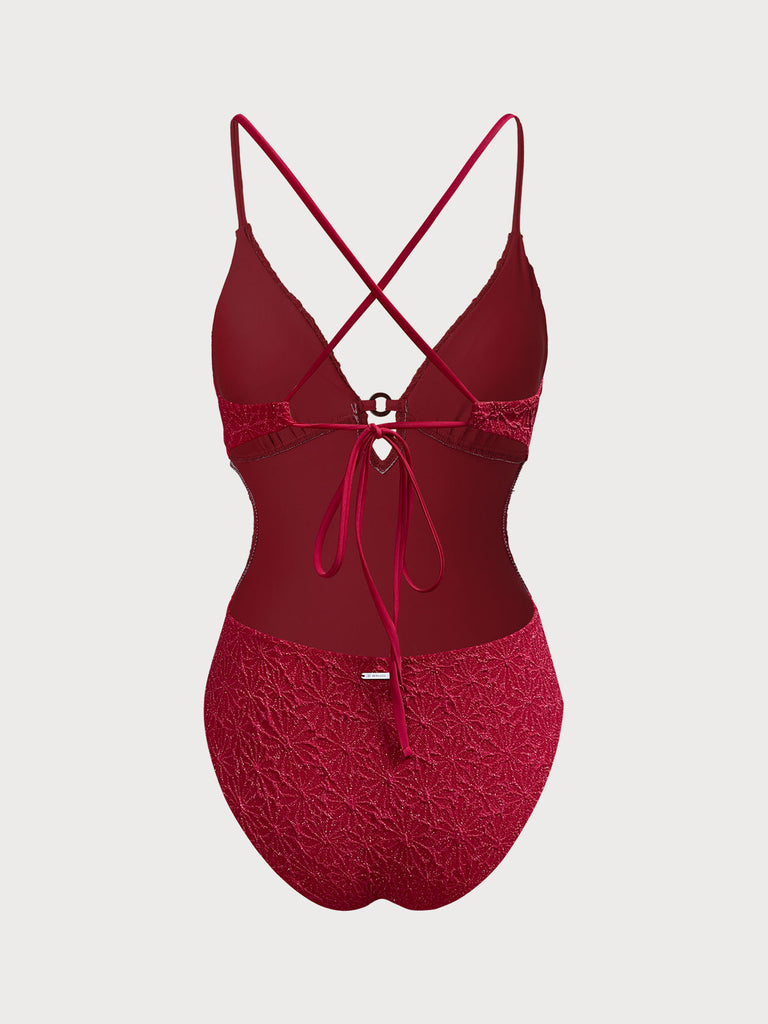 Women Knitted Nylon One Pieces Swimwear Sustainable One-Pieces - BERLOOK
