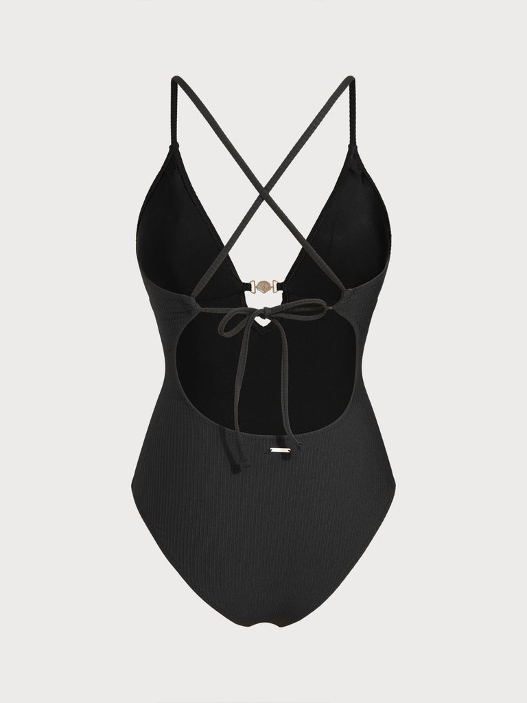 Women Knitted Nylon One Pieces Swimwear Sustainable One-Pieces - BERLOOK