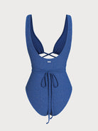 Women Knitted Nylon One Pieces Swimwear Sustainable One-Pieces - BERLOOK