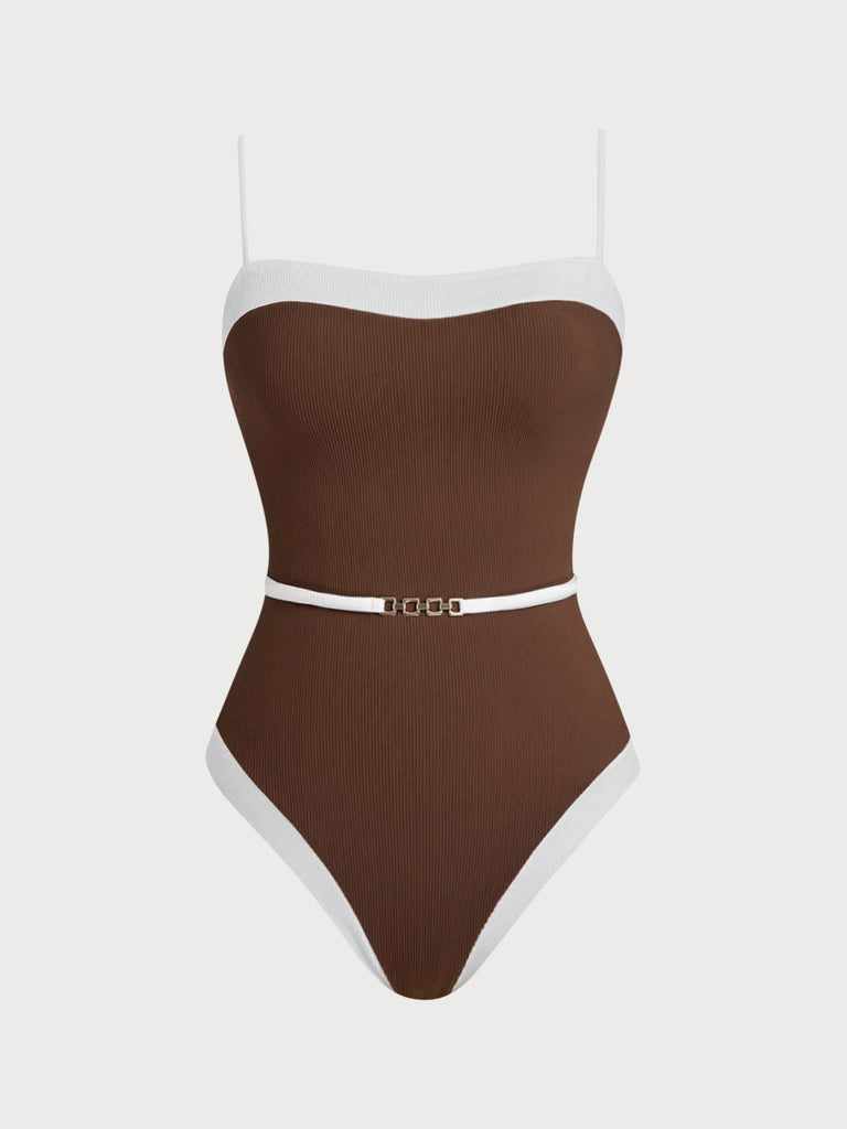 Women Knitted Nylon One Pieces Swimwear Sustainable One-Pieces - BERLOOK