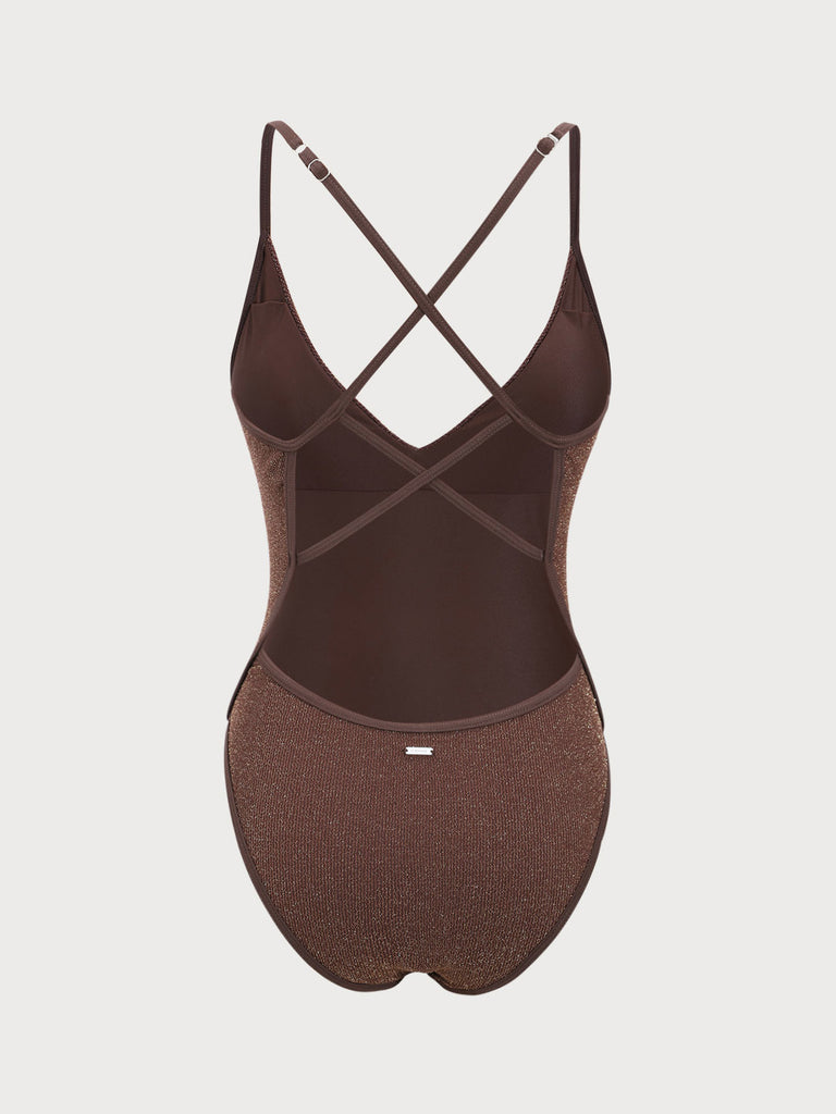 Women Knitted Nylon One Pieces Swimwear Sustainable One-Pieces - BERLOOK