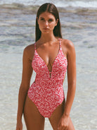 Women Knitted Nylon One Pieces Swimwear Sustainable One-Pieces - BERLOOK