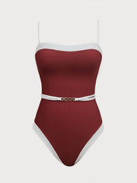 Women Knitted Nylon One Pieces Swimwear Sustainable One-Pieces - BERLOOK