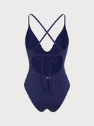 Women Knitted Nylon One Pieces Swimwear Sustainable - BERLOOK - 01