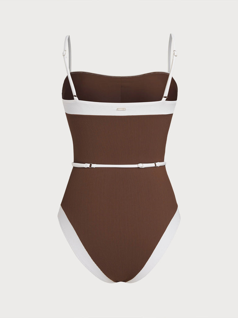 Women Knitted Nylon One Pieces Swimwear Sustainable One-Pieces - BERLOOK