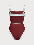 Women Knitted Nylon One Pieces Swimwear Sustainable One-Pieces - BERLOOK