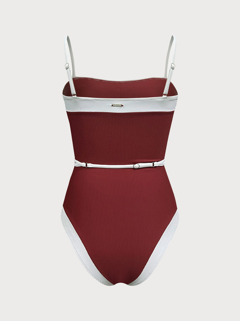 Women Knitted Nylon One Pieces Swimwear Sustainable One-Pieces - BERLOOK