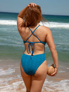 Women Knitted Nylon One Pieces Swimwear Sustainable One-Pieces - BERLOOK