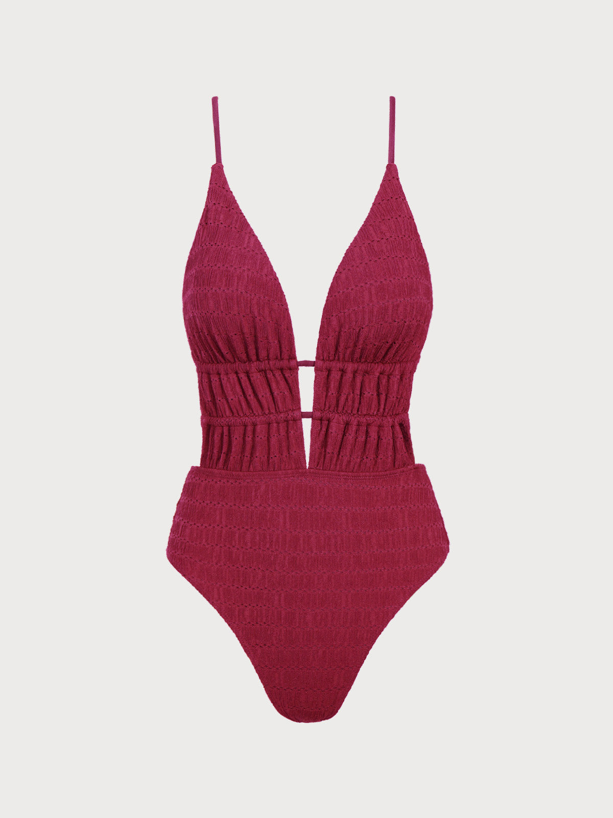 Women Knitted Nylon One Pieces Swimwear Sustainable One-Pieces - BERLOOK
