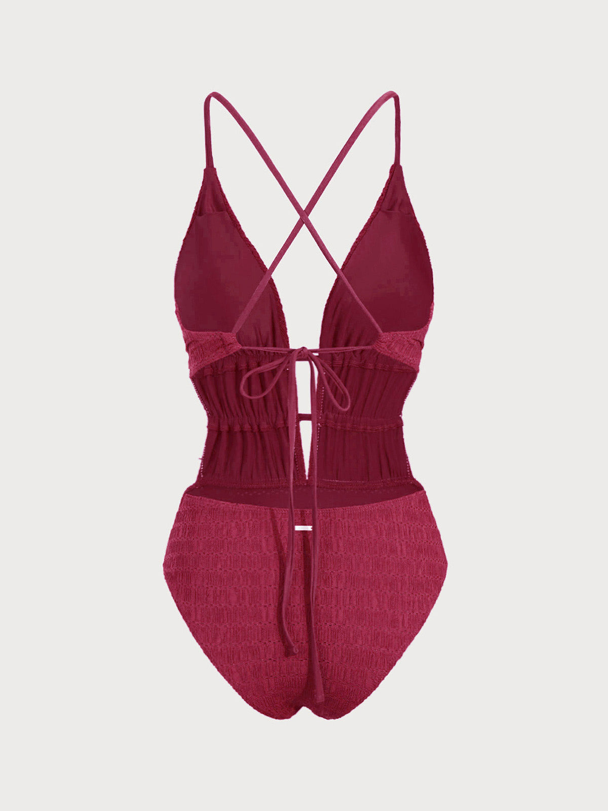 Women Knitted Nylon One Pieces Swimwear Sustainable One-Pieces - BERLOOK
