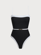 Women Knitted Nylon One Pieces Swimwear Sustainable One-Pieces - BERLOOK