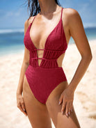 Women Knitted Nylon One Pieces Swimwear Sustainable One-Pieces - BERLOOK