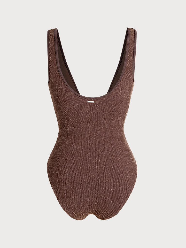 Women Knitted Nylon One Pieces Swimwear Sustainable One-Pieces - BERLOOK