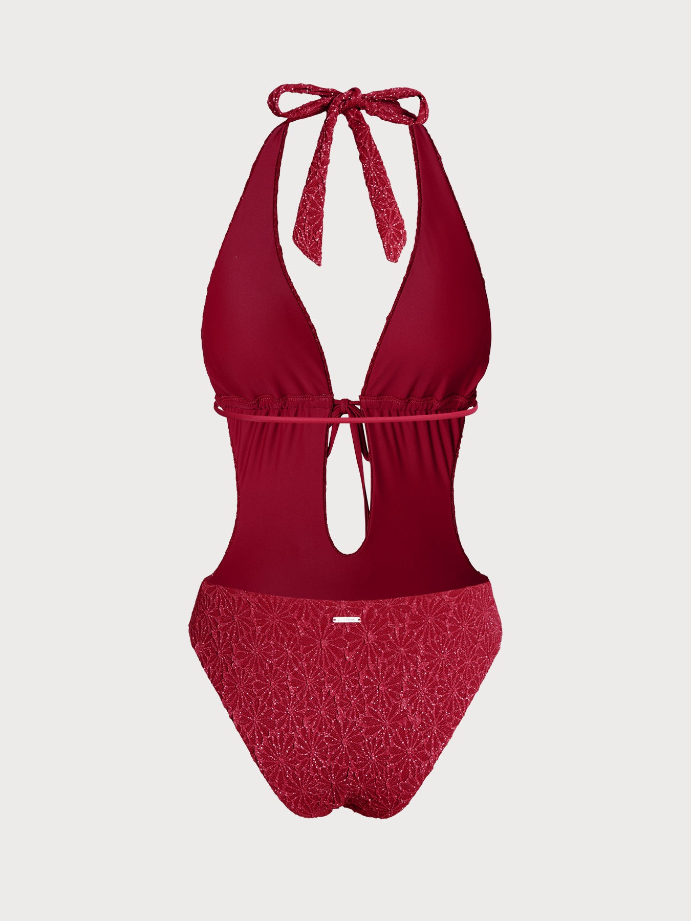 Women Knitted Nylon One Pieces Swimwear Sustainable One-Pieces - BERLOOK
