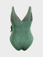 Women Knitted Nylon One Pieces Swimwear Sustainable Plus Size One-Pieces - BERLOOK