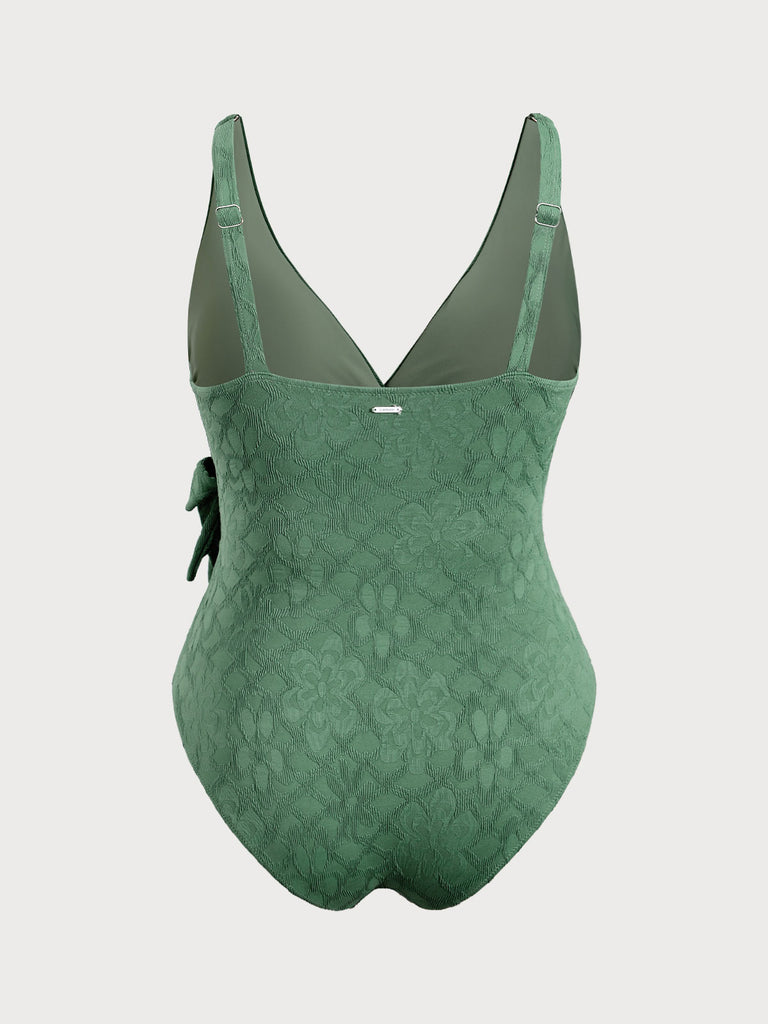 Women Knitted Nylon One Pieces Swimwear Sustainable Plus Size One-Pieces - BERLOOK