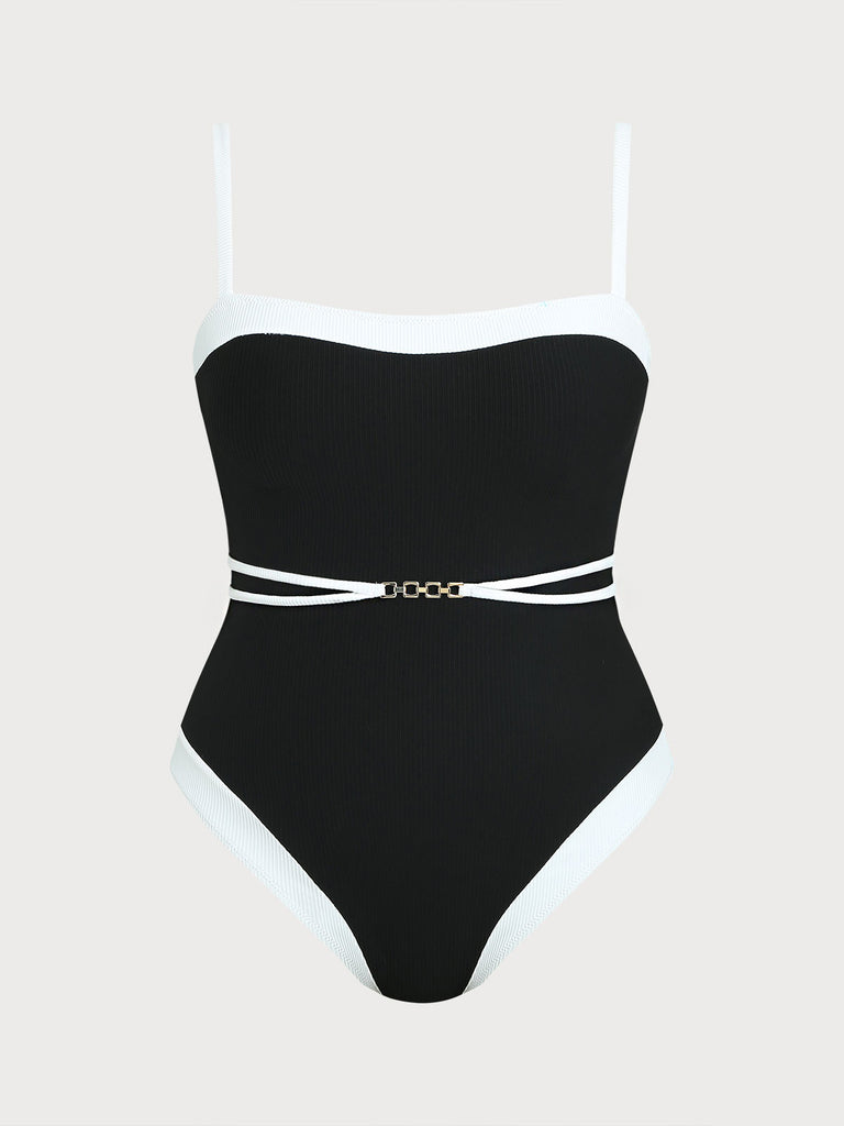 Women Knitted Nylon One Pieces Swimwear Sustainable Plus Size One-Pieces - BERLOOK