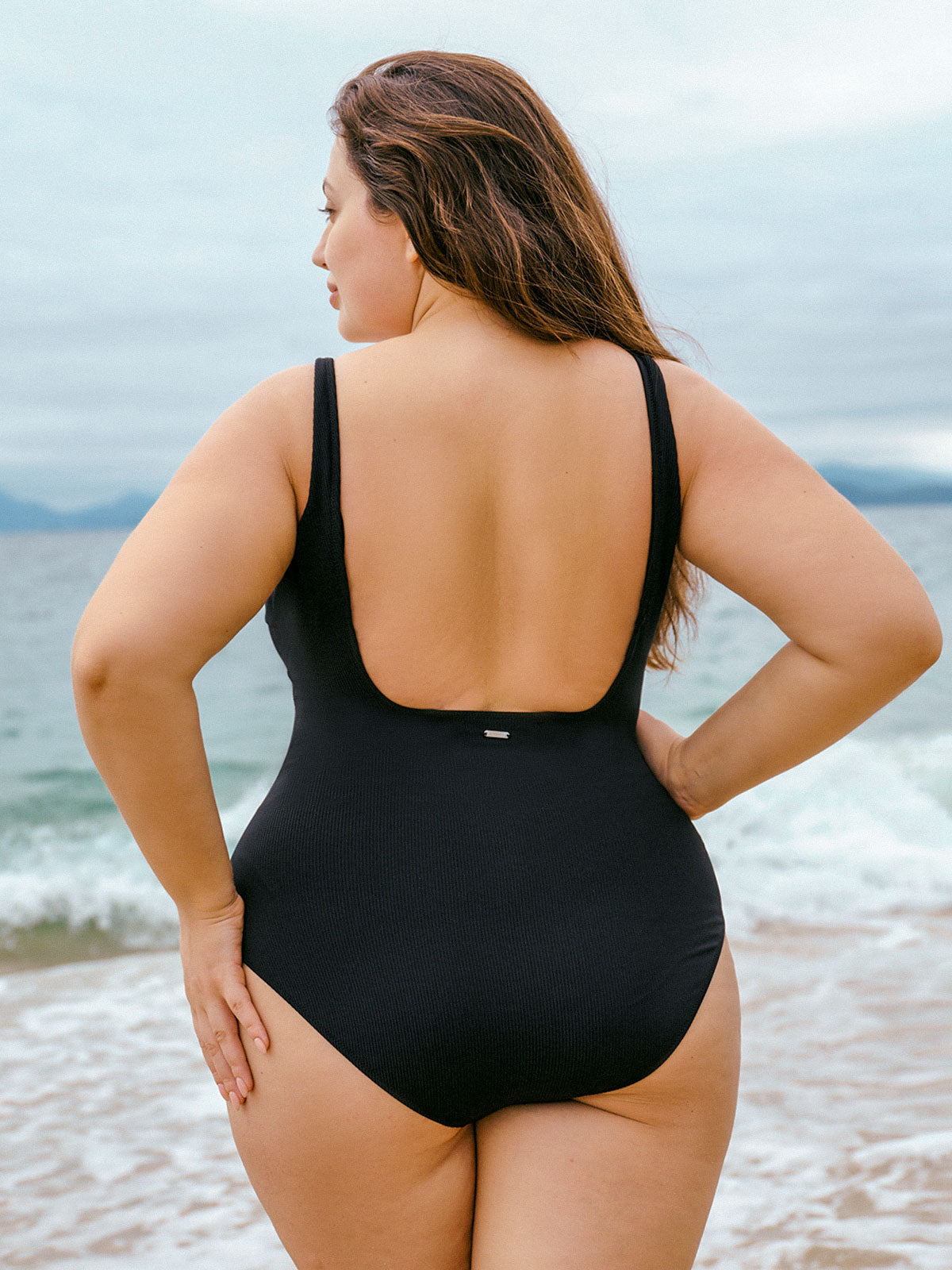 Women Knitted Nylon One Pieces Swimwear Sustainable Plus Size One-Pieces - BERLOOK