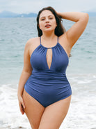 Women Knitted Nylon One Pieces Swimwear Sustainable Plus Size One-Pieces - BERLOOK
